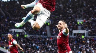 热刺1-2阿斯顿维拉跌出前四，麦迪逊世界波制胜  