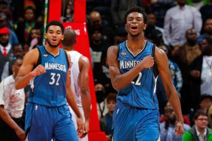  戈贝尔两双护筐成功，森林狼防守制胜擒获掘金  